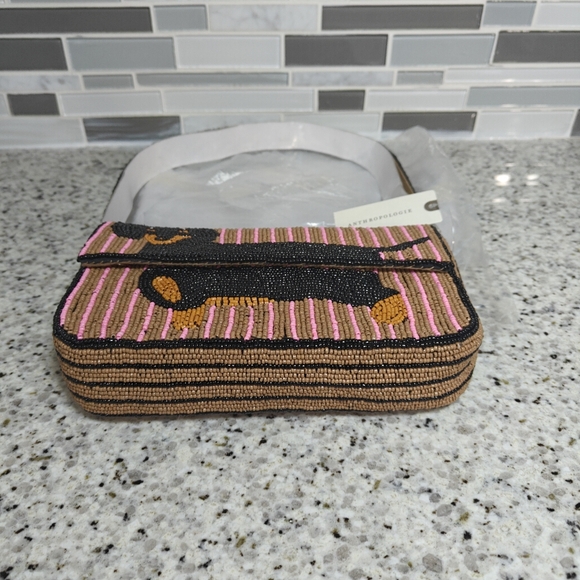 Anthropologie The Fiona Beaded Bag (Dachshund) - Picture 3 of 9